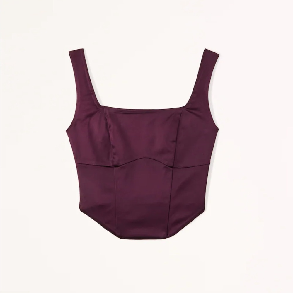 Abercrombie Satin corset top